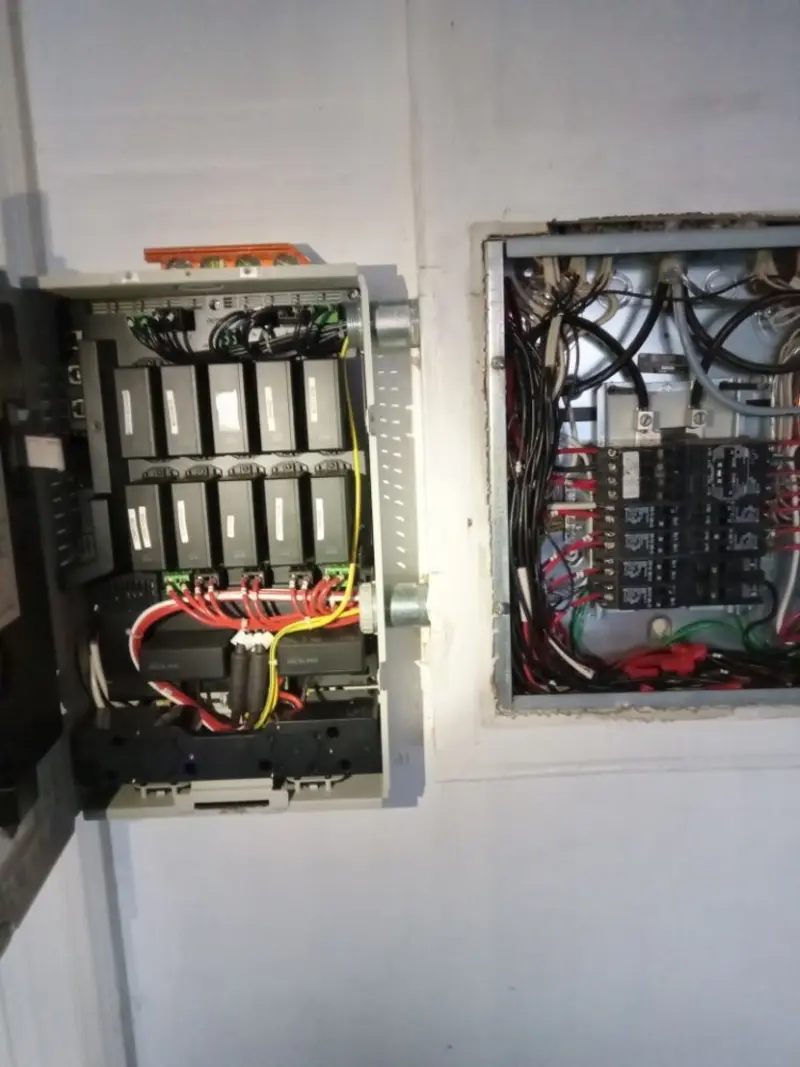 Electrical panel upgrade completed for Indoor Lighting Installation in Taos